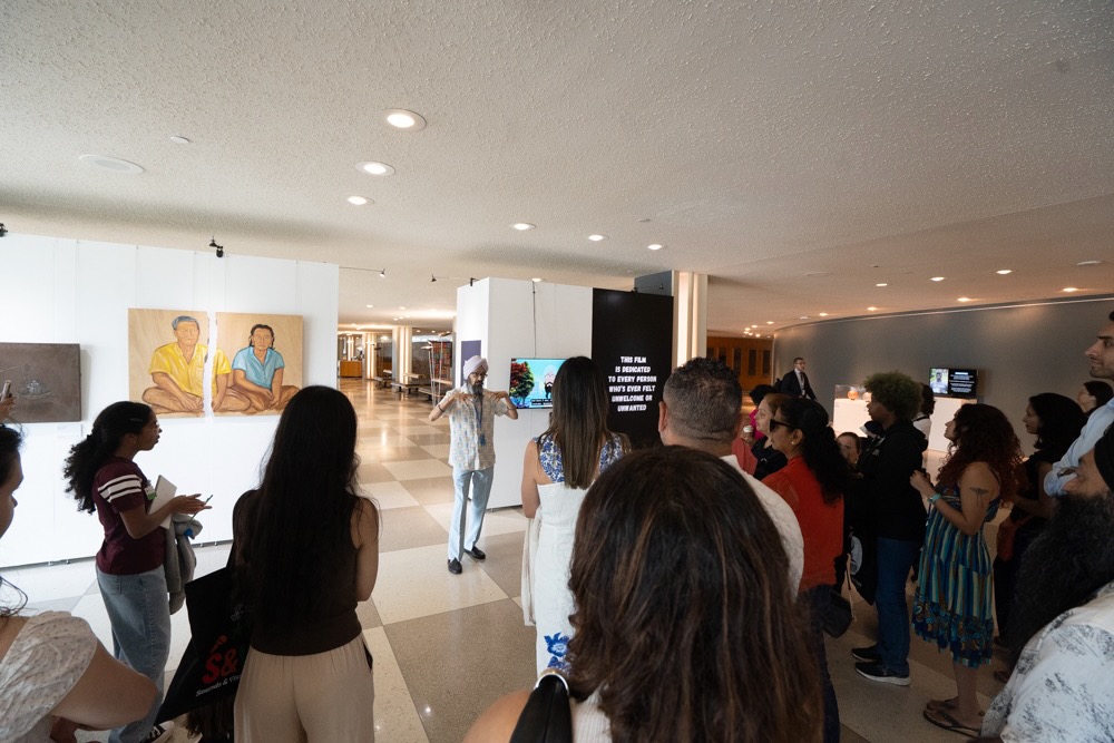 Canvas of Change exhibition view