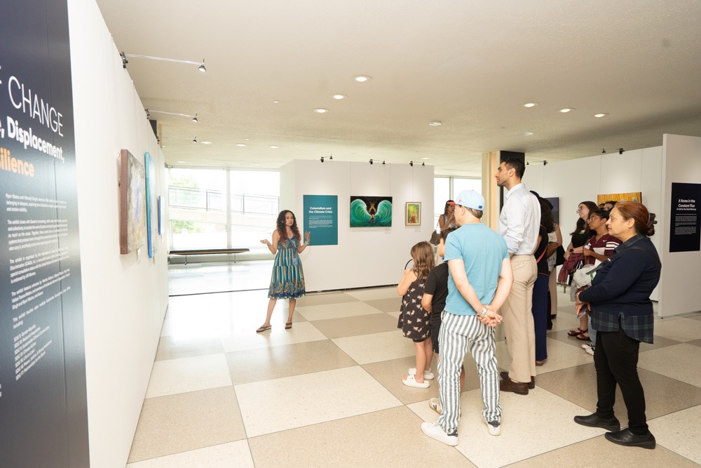 Canvas of Change exhibition view